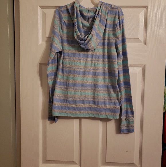 Mossimo Girl's Striped Hoodie - Picture 2 of 3